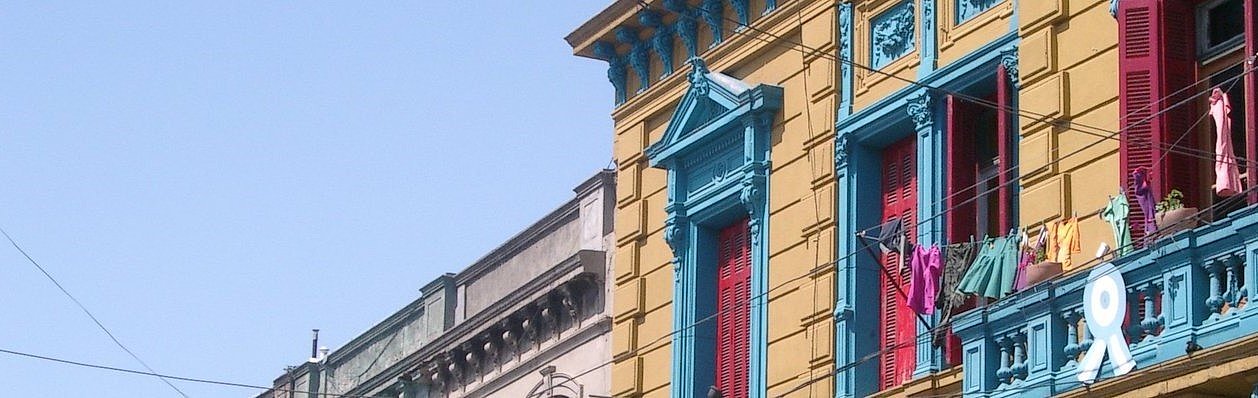 Gelbes Haus beim FSJ in Argentinien