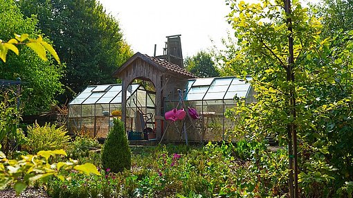 Garten und Wintergarten beim FSJ in Fulda
