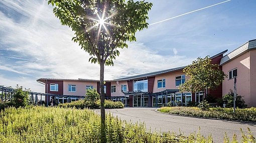 Gebäude der Filderklink beim FSJ in Baden-Württemberg