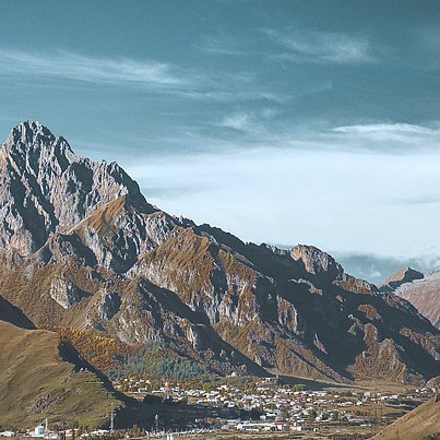 Berge beim FSJ in Georgien.