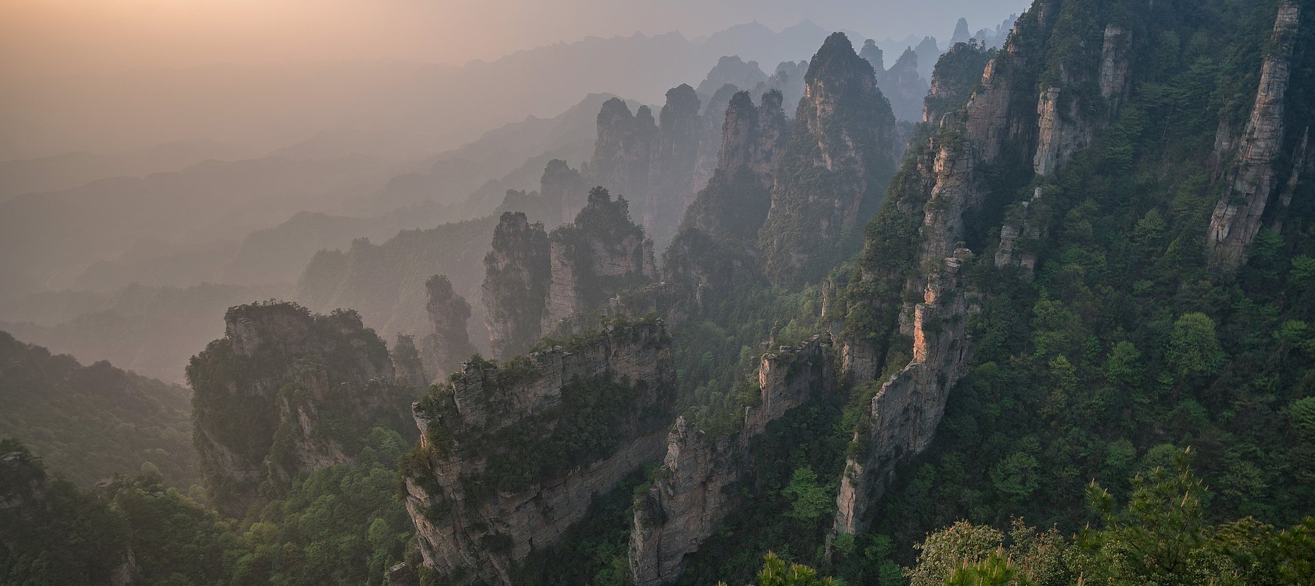Atemberaubende Landschaft beim FSJ China.