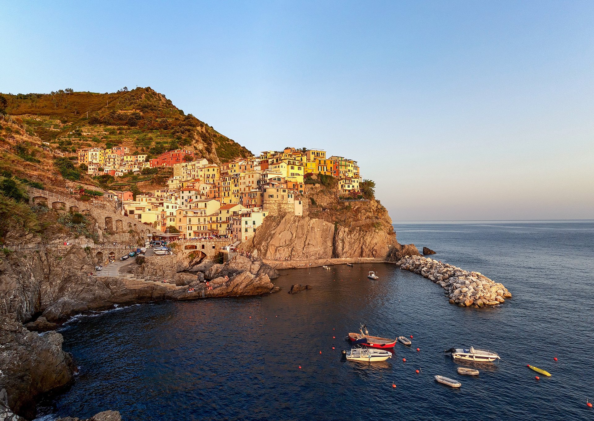 Meeresbucht beim FSJ in Italien