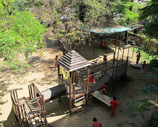 Spielplatz beim FSJ Thailand.