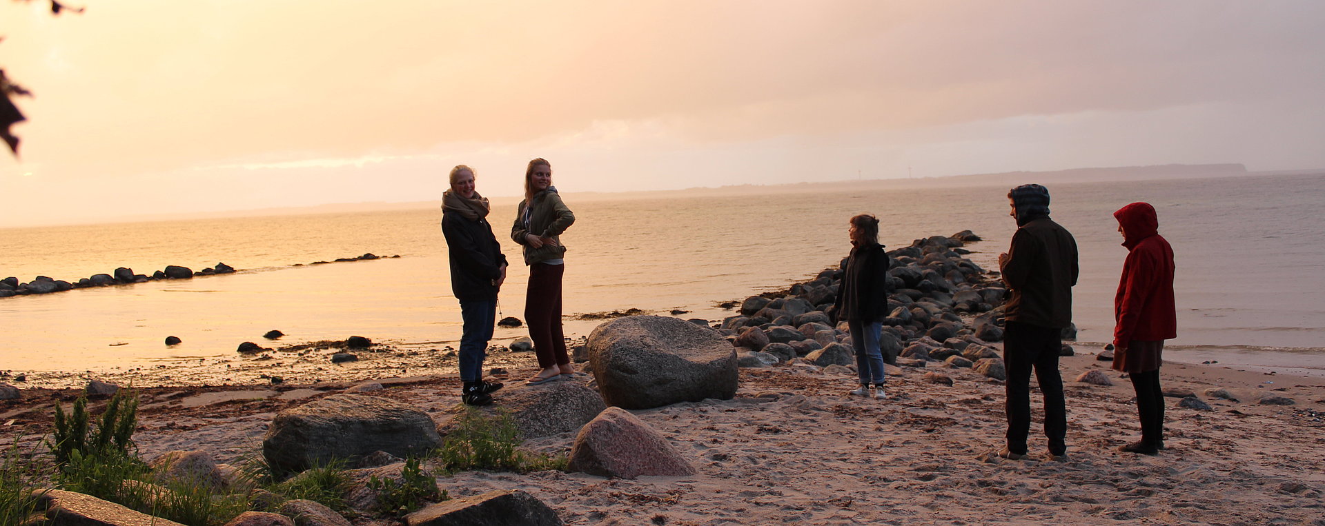 See bei Sonnenuntergang beim FSJ