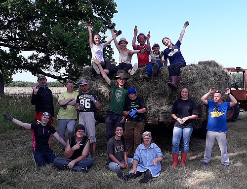 Gruppenbild beim FSJ in Schweden