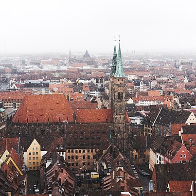 Stadt und Dom beim FSJ in Nürnberg