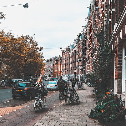 Straße beim FSJ in Europa