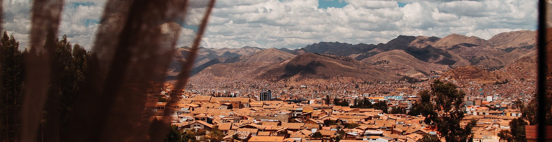 Blick aus dem Fenster beim FSJ in Peru
