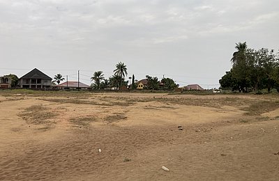 erodierter Boden auf dem Gelände der Goderich Waldorf School