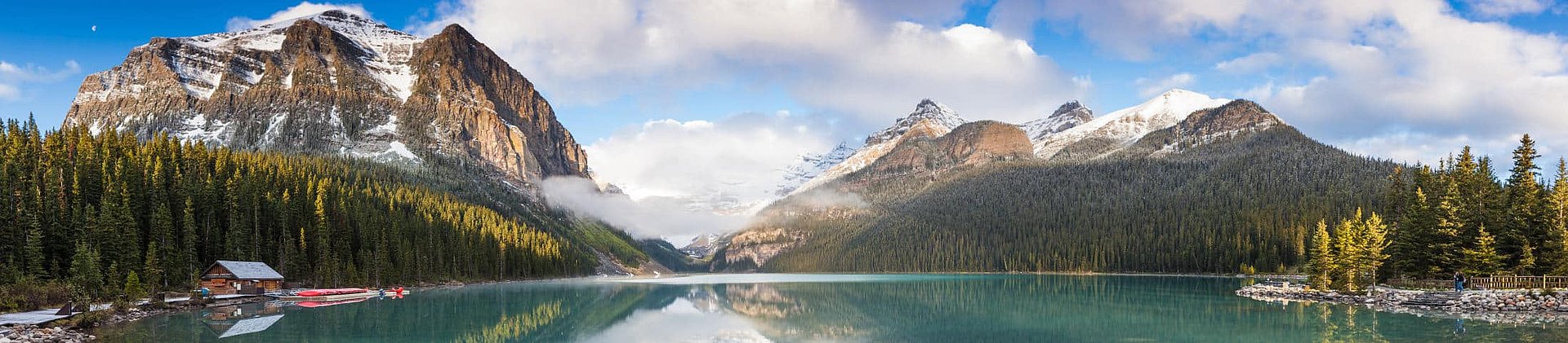 Berge und See beim FSJ Kanada