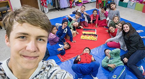 Selfie mit der FSJ Kindergarten Gruppe