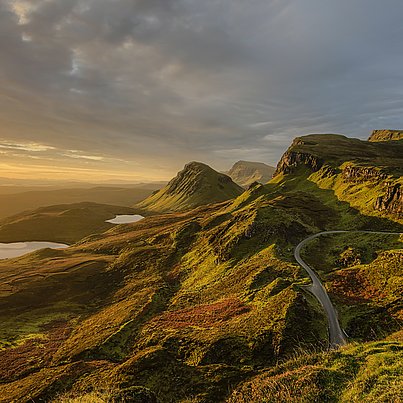 Berge und Wiesen beim FSJ in Schottland