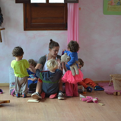 Kuschelecke im FSJ Kindergarten in San Juan