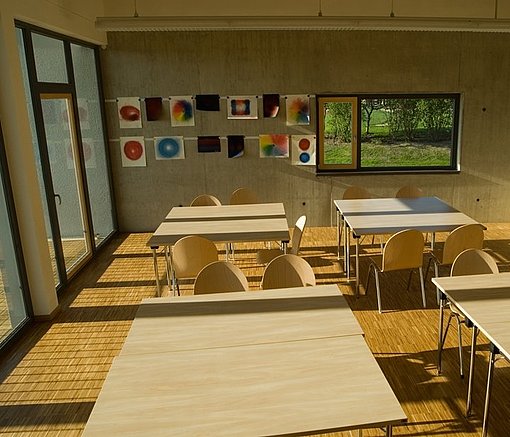 Klassenzimmer beim FSJ in Überlingen