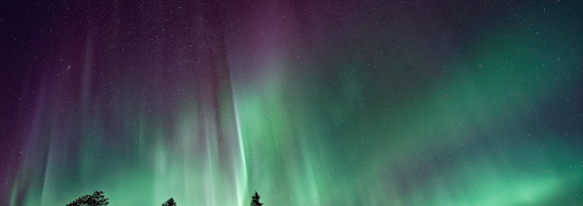 Polarlichter beim FSJ in Norwegen.