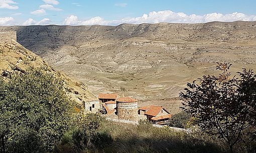 Berge beim FSJ in Georgien.