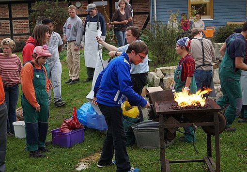 Grillen beim FSJ in Hannover