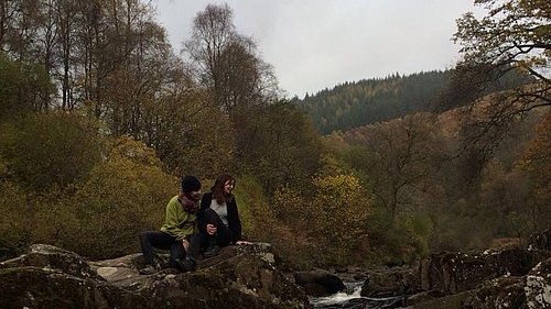 Bach im Wald beim FSJ