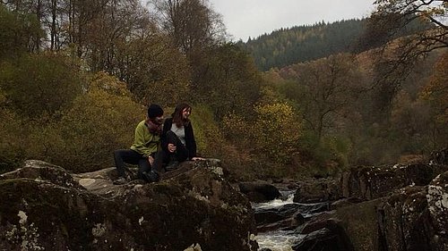 Bach im Wald beim FSJ