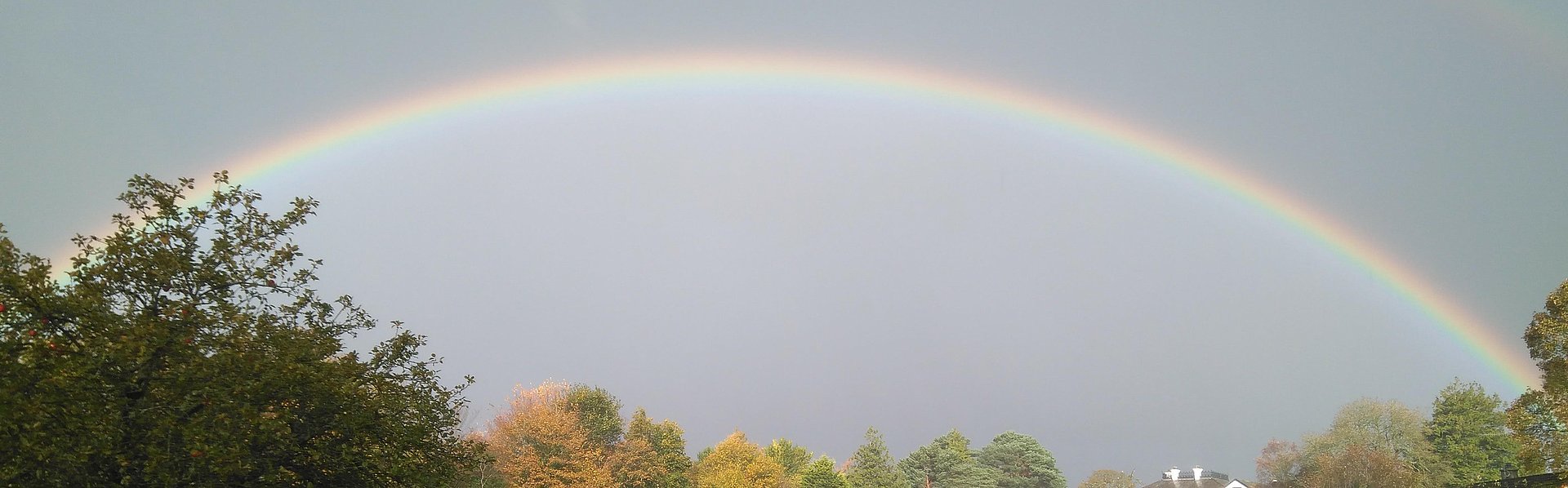 Regenbogen am Himmel beim FSJ