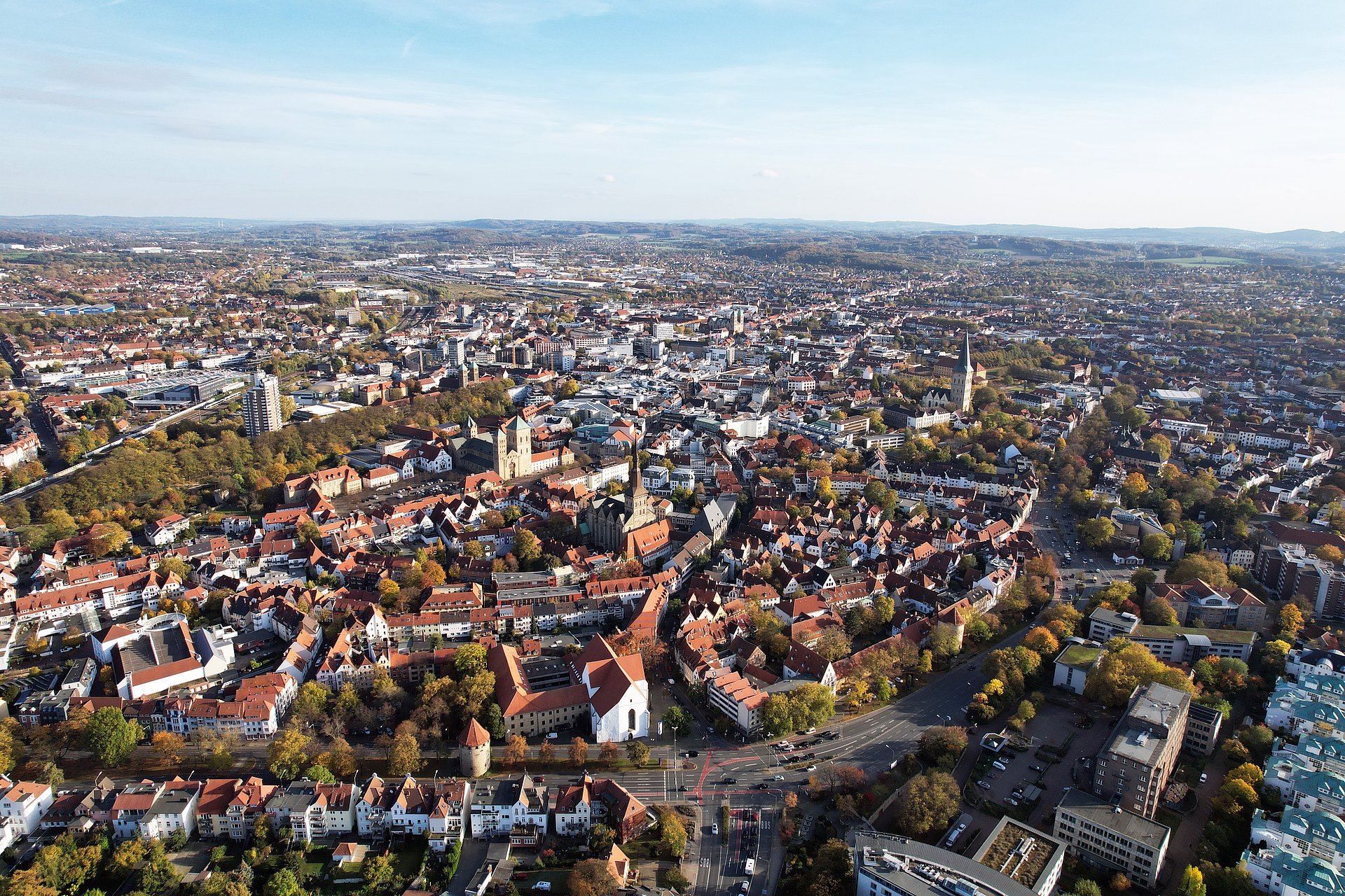Rundblick über Stadt beim FSJ in Osnabrück