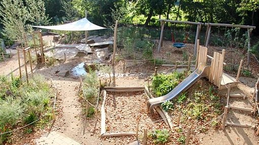 Spielplatz in Bergisch Gladbach.