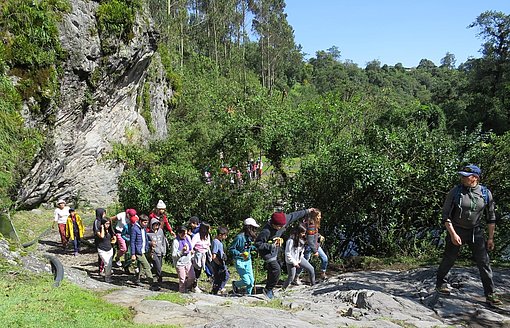 Wanderung beim FSJ in Ecuador