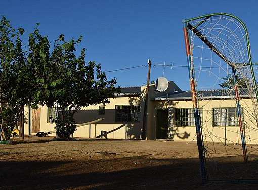 FSJ an einer Schule in Namibia.