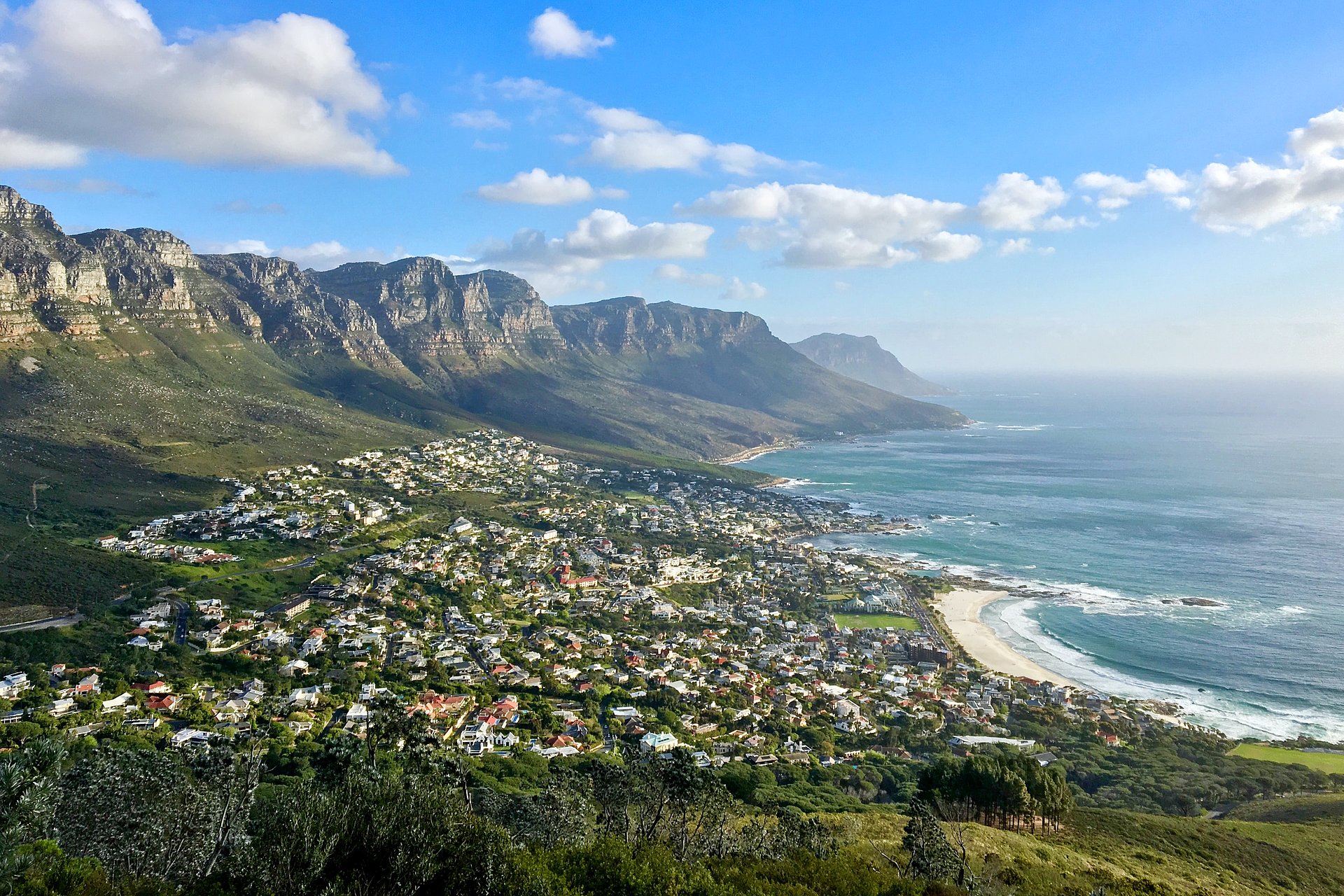 Schönen Ausblick auf Kapstadt im FSJ Südafrika