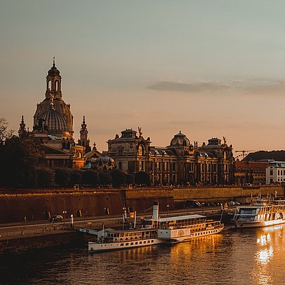 Fluss beim FSJ in Dresden