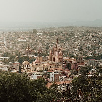 Stadt beim FSJ in Mexiko